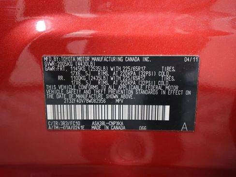 Used 2011 Toyota RAV4 2WD w/ Base L4 Extra Value Pkg image 38