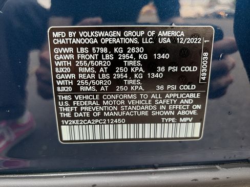 Used 2023 Volkswagen Atlas Cross Sport SE w/ Panoramic Sunroof Package AWD/4WD image 37