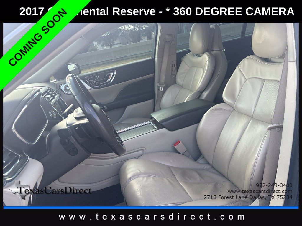 Used 2017 Lincoln Continental Reserve w/ Luxury Package AWD/4WD image 6