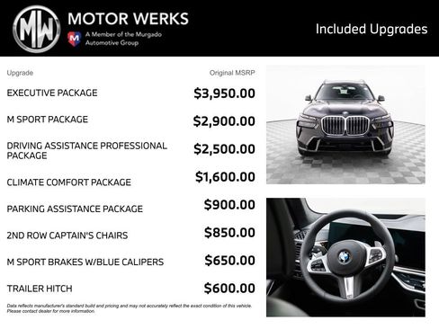 Certified 2025 BMW X7 xDrive40i w/ Executive Package image 4