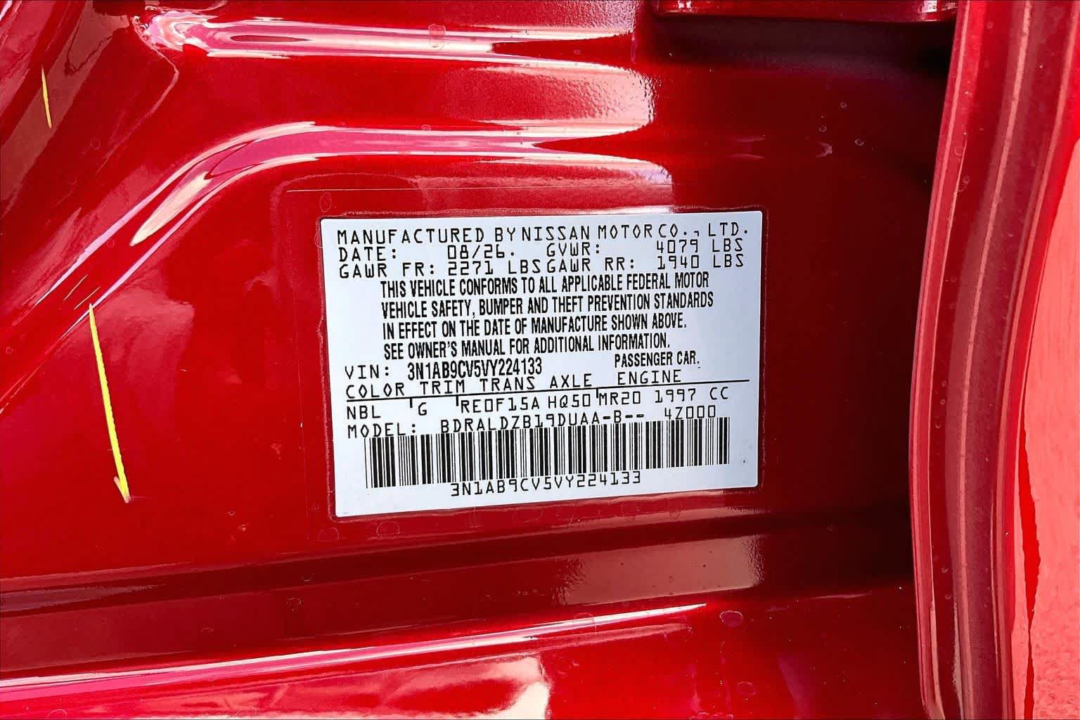 New 2027 Nissan Sentra SV FWD image 18