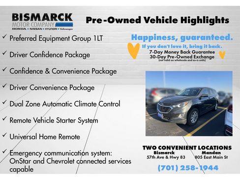 Used 2018 Chevrolet Equinox LT AWD/4WD image 8