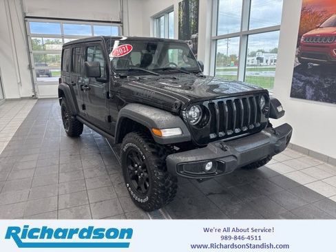 Used 2021 Jeep Wrangler Unlimited Sport image 1