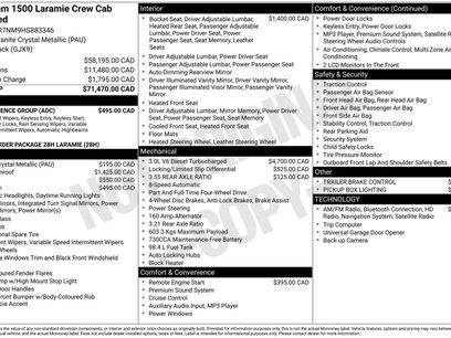 Used 2017 RAM 1500 Laramie w/ Convenience Group