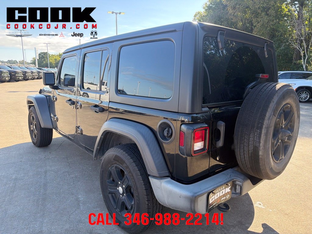 Used 2019 Jeep Wrangler Unlimited Sport S AWD/4WD image 3