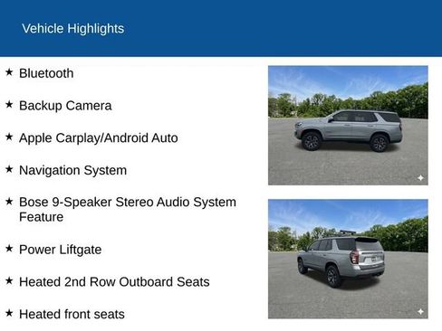 Used 2024 Chevrolet Tahoe Z71 w/ Luxury Package AWD/4WD image 2