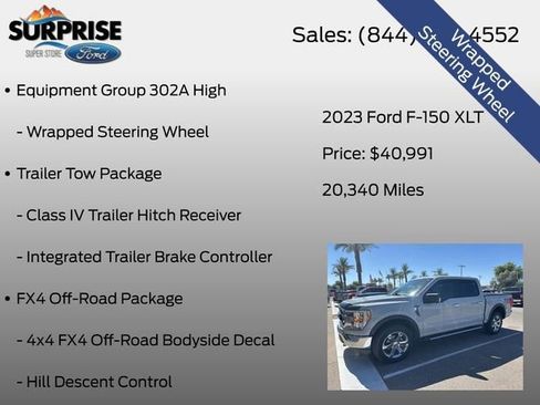Used 2023 Ford F150 XLT w/ Equipment Group 302A High AWD/4WD image 24