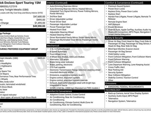 Used 2025 Buick Enclave Sport Touring image 6