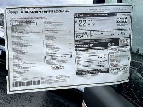 New 2025 Jeep Grand Cherokee Summit image 15