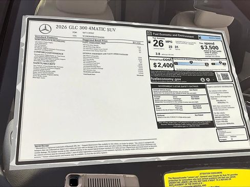 New 2026 Mercedes-Benz GLC 300 4MATIC image 18