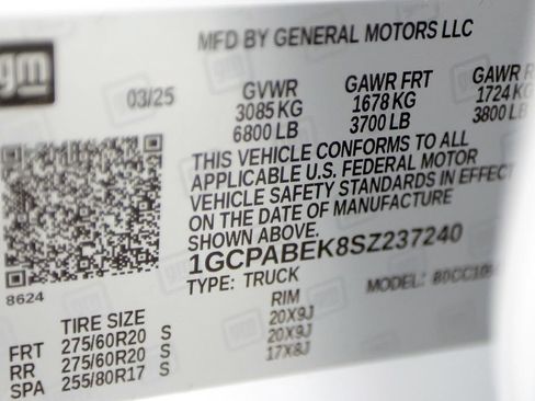 Used 2025 Chevrolet Silverado 1500 Custom RWD image 45