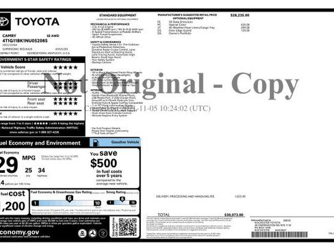 Used 2022 Toyota Camry SE AWD/4WD image 3