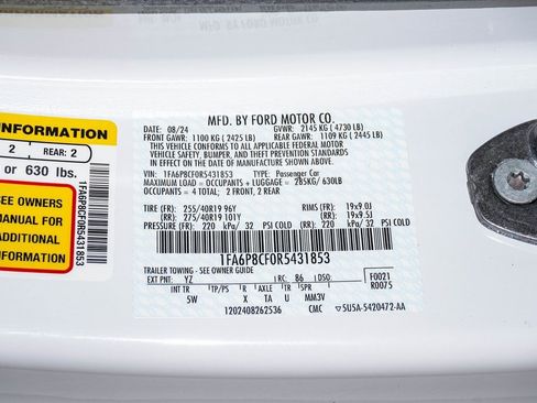 Used 2024 Ford Mustang GT Premium w/ GT Performance Package image 46