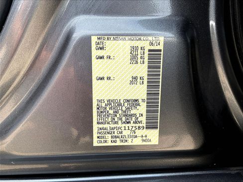 Used 2015 Nissan Altima 2.5 SL w/ Moonroof Package FWD image 19