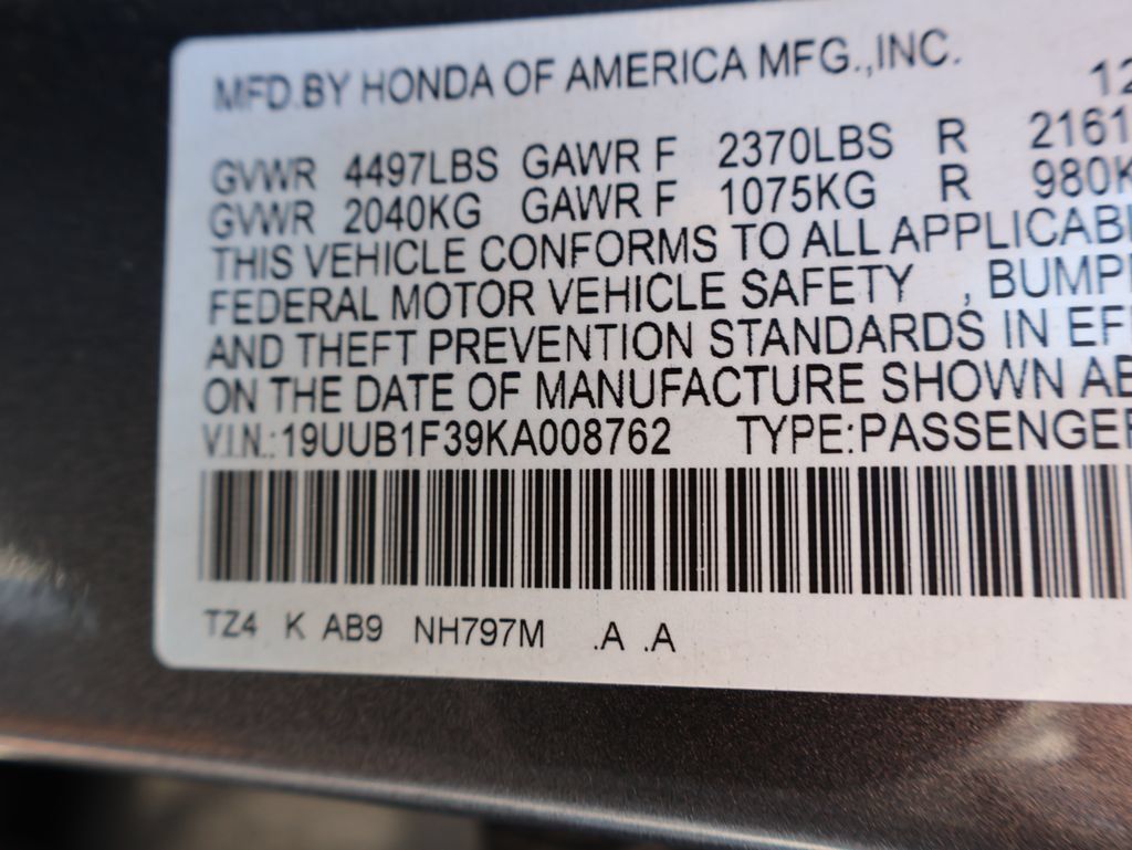 Used 2019 Acura TLX FWD image 33