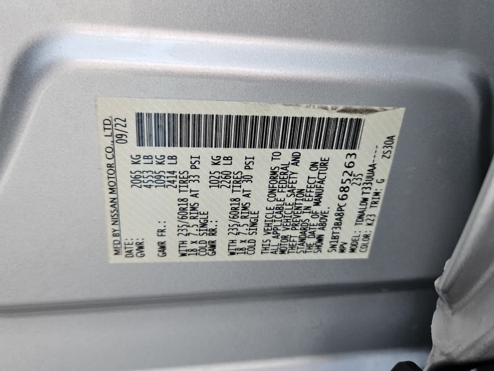 Used 2023 Nissan Rogue SV w/ SV Premium Package FWD image 7