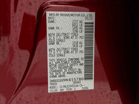 Used 2023 Nissan Frontier PRO-4X w/ Pro Convenience Package image 37