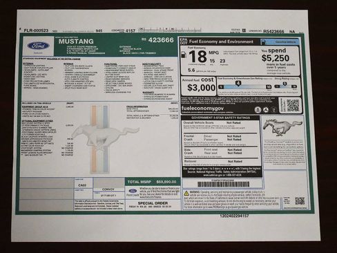 Used 2024 Ford Mustang GT Premium w/ GT Performance Package RWD image 4