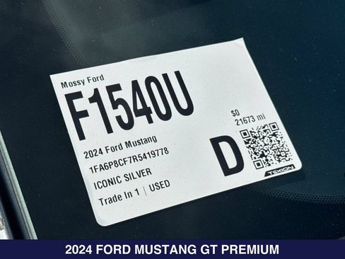 Used 2024 Ford Mustang GT Premium RWD image 2