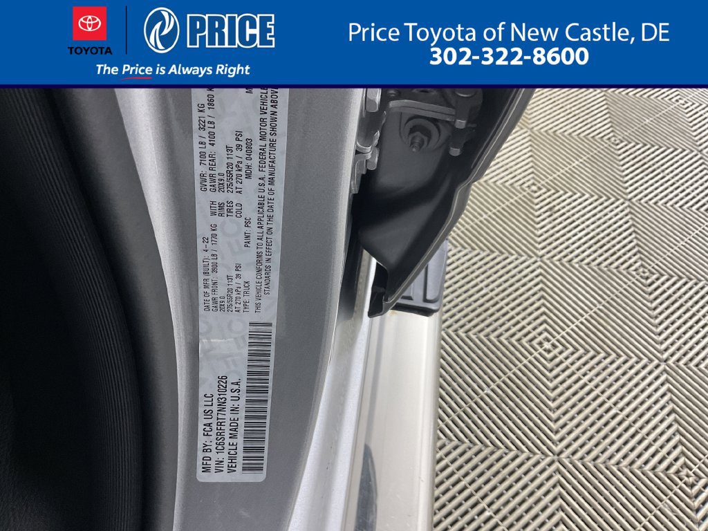 Used 2022 RAM 1500 Laramie AWD/4WD image 1