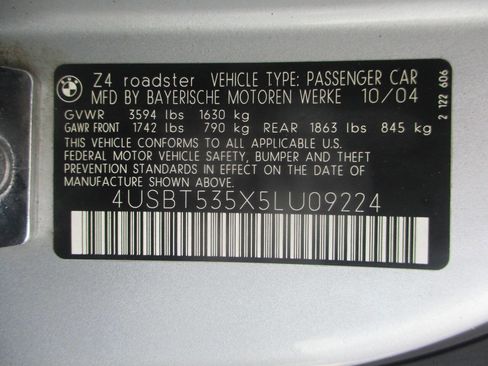 Used 2005 BMW Z4 3.0i image 14