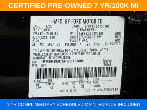 Used 2023 Ford Explorer ST w/ Equipment Group 401A AWD/4WD image 37