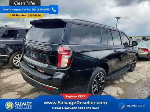 Used 2021 Chevrolet Suburban RST w/ Rear Media and Nav Package RWD image 4
