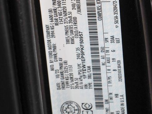 Used 2023 Ford F150 Lariat w/ Equipment Group 502A High image 35