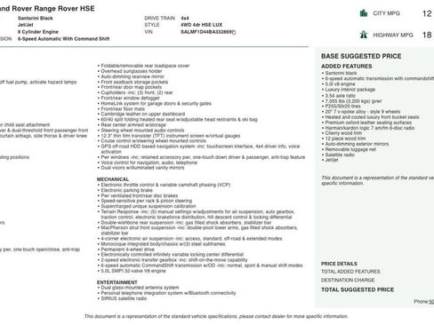 Used 2011 Land Rover Range Rover HSE LUX image 5