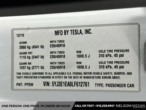 Used 2020 Tesla Model 3 Standard Range Plus RWD image 30