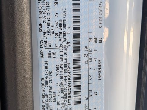 New 2026 Ford Transit 250 w/ Load Area Protection Package image 26