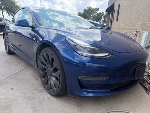 Used 2021 Tesla Model 3 Performance AWD/4WD image 1