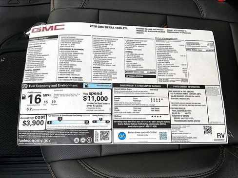 New 2026 GMC Sierra 1500 AT4 w/ AT4 Premium Package AWD/4WD image 12
