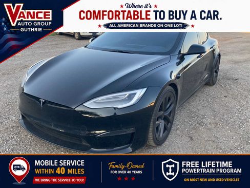 Used 2021 Tesla Model S Plaid AWD/4WD image 1