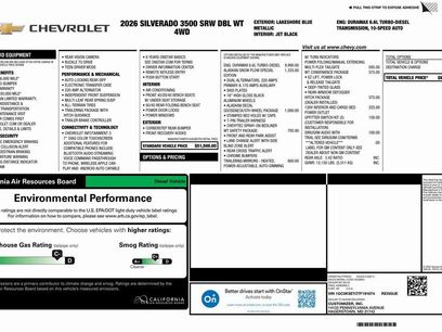 New 2026 Chevrolet Silverado 3500 W/T