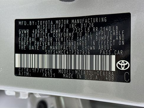 Used 2026 Toyota Corolla SE FWD image 12