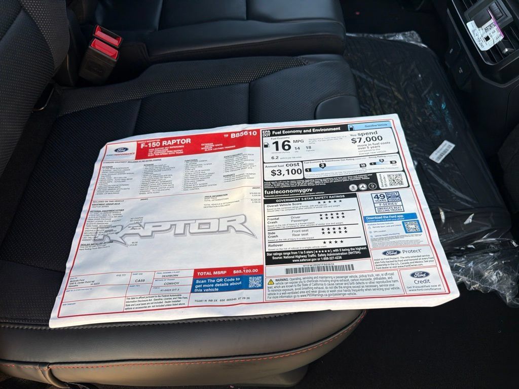 New 2026 Ford F150 Raptor AWD/4WD image 27