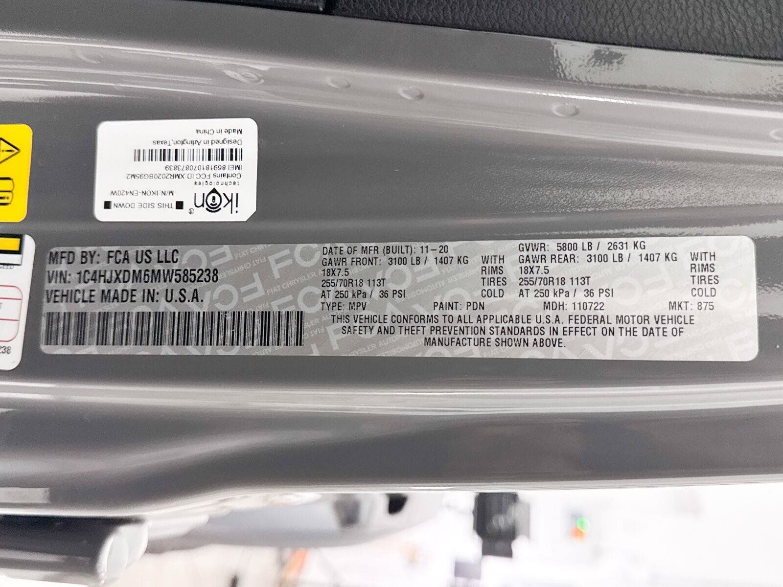 Used 2021 Jeep Wrangler Unlimited Sport AWD/4WD image 35