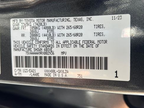 Used 2024 Toyota Sequoia Limited w/ Tow Technology Package image 35