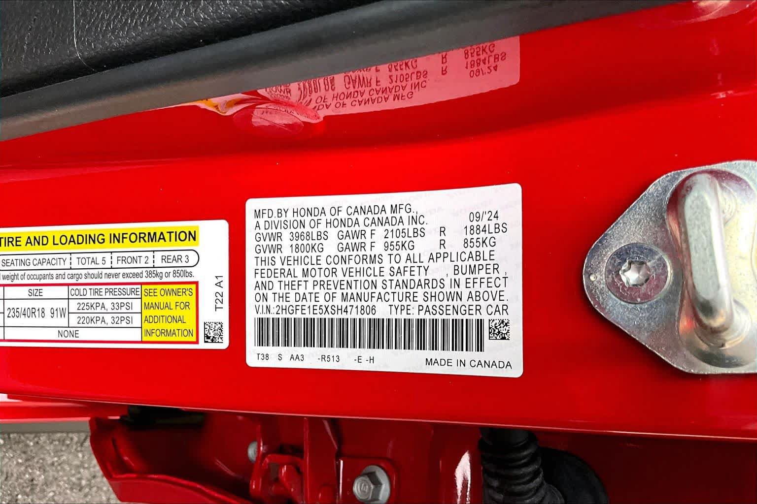 Used 2025 Honda Civic Si image 34