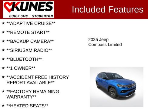 Used 2025 Jeep Compass Limited AWD/4WD image 2