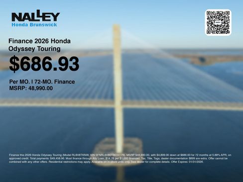 New 2026 Honda Odyssey Touring image 7