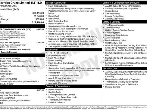 Used 2016 Chevrolet Cruze LT image 5