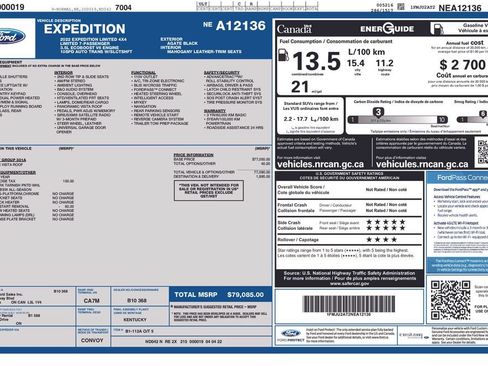 Used 2022 Ford Expedition Limited AWD/4WD image 57