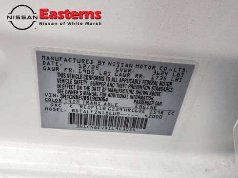 New 2025 Nissan Versa SV image 28