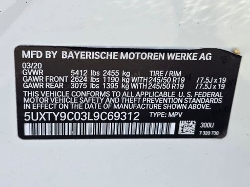 Used 2020 BMW X3 M40i w/ Executive Package AWD/4WD image 30