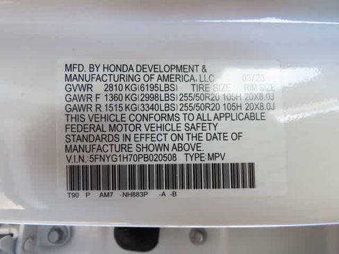 Certified 2023 Honda Pilot Touring image 32