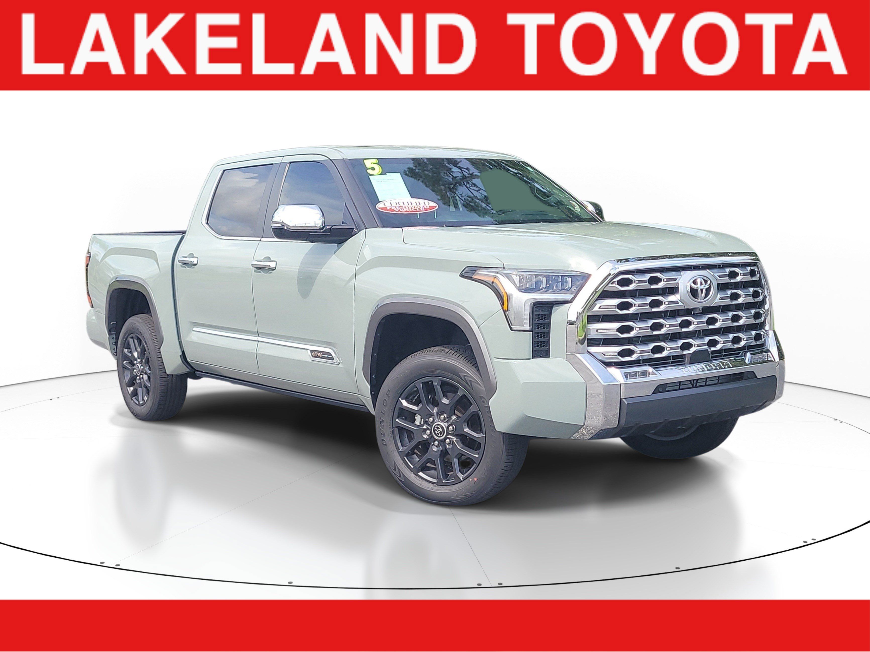 Certified 2025 Toyota Tundra 1794 Edition AWD/4WD image 1