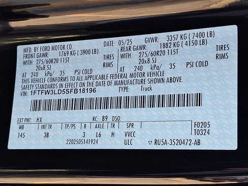 Used 2025 Ford F150 XLT w/ Equipment Group 303A High AWD/4WD image 27