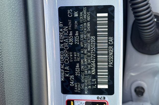 New 2026 Kia K5 GT-Line w/ GT-Line Red Interior Package FWD image 35